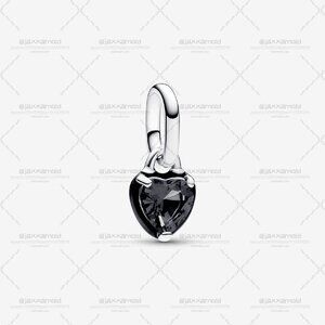 Pandora ME Black Chakra Heart Mini Dangle Charm